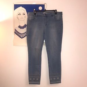 Artisan NY Embroidered Jeans